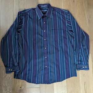 Striped button up shirt